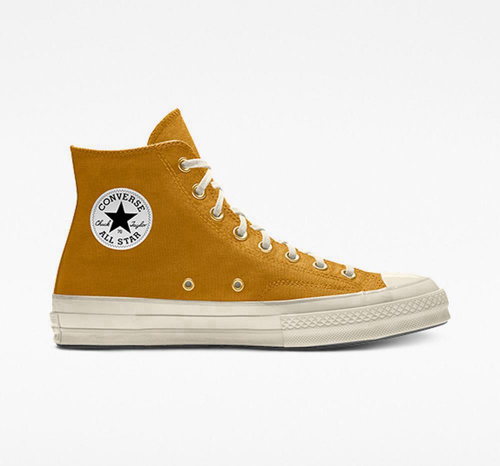 Converse Custom Chuck 70 Vintage Canvas By You Unisex Höga Dam Bruna | 749835IHT