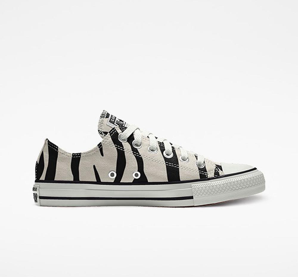 Converse Custom Chuck Taylor All Star By You Unisex Låga Herr Svarta Vita | 146593ZQL