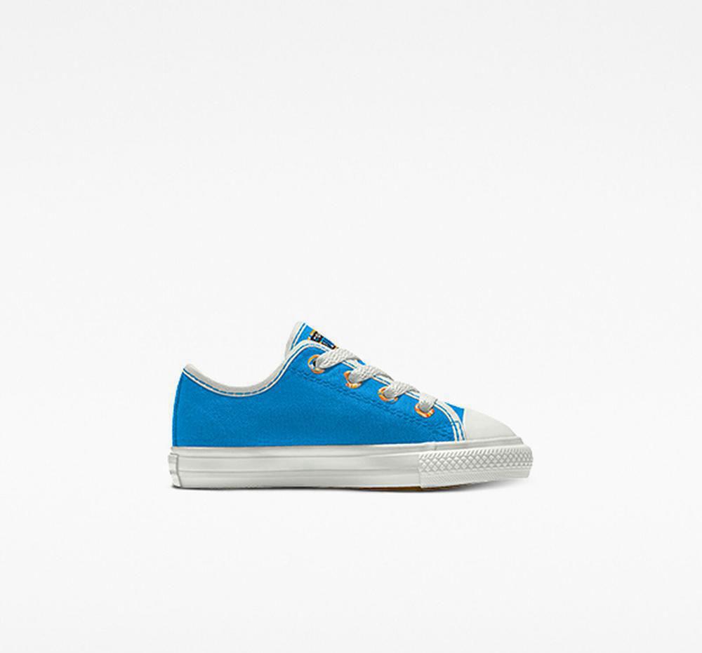 Converse Custom Chuck Taylor All Star By You Toddler Låga Pojke Blå | 403962VCZ