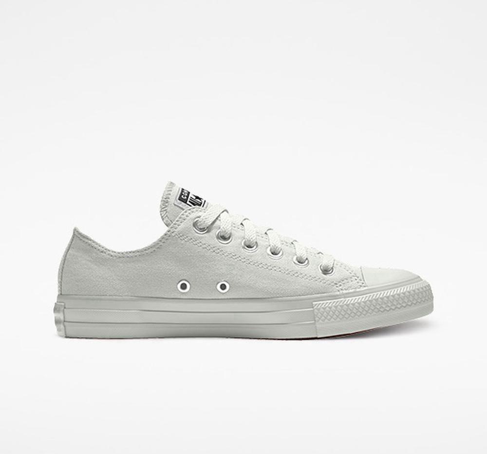 Converse Custom Chuck Taylor All Star By You Unisex Låga Dam Grå | 418695PMI