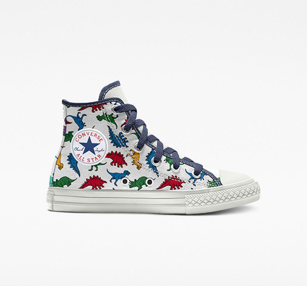 Converse Custom Chuck Taylor All Star By You Little Kids Höga Tjej Olika Färger | 432571LSZ