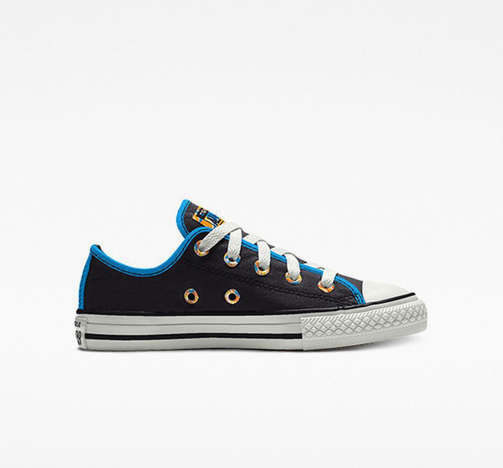 Converse Custom Chuck Taylor All Star By You Little Kids Låga Pojke Svarta | 698305HXF