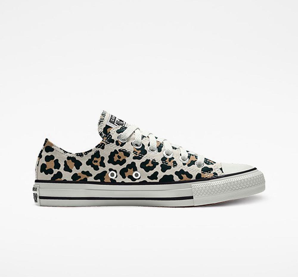 Converse Custom Chuck Taylor All Star By You Unisex Låga Dam Leopard | 725091ZUP