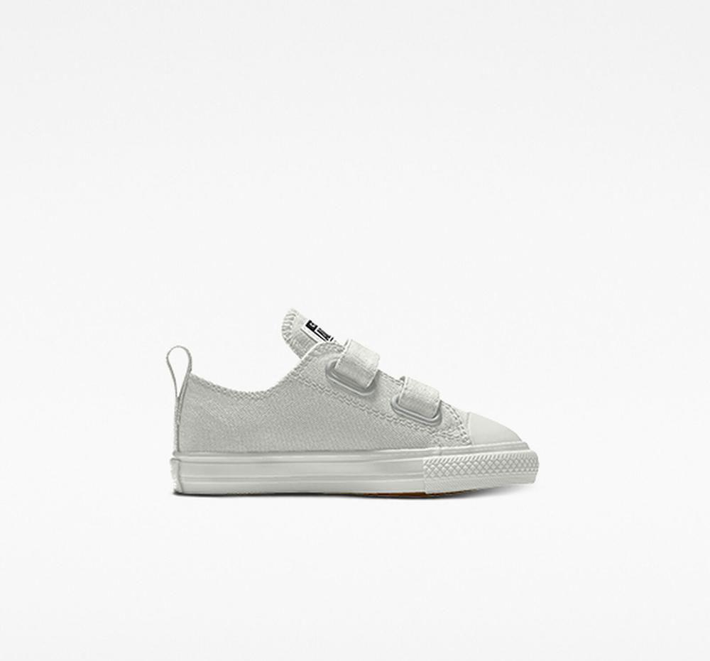 Converse Custom Chuck Taylor All Star Easy On By You Toddler Låga Pojke Grå | 627540OWL
