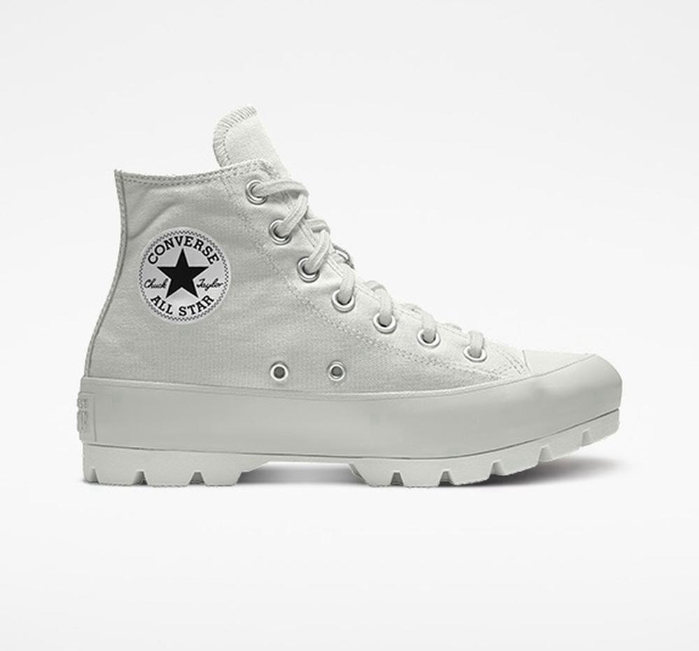 Converse Custom Chuck Taylor All Star Lugged Platform By You Unisex Höga Dam Grå | 234586FYV