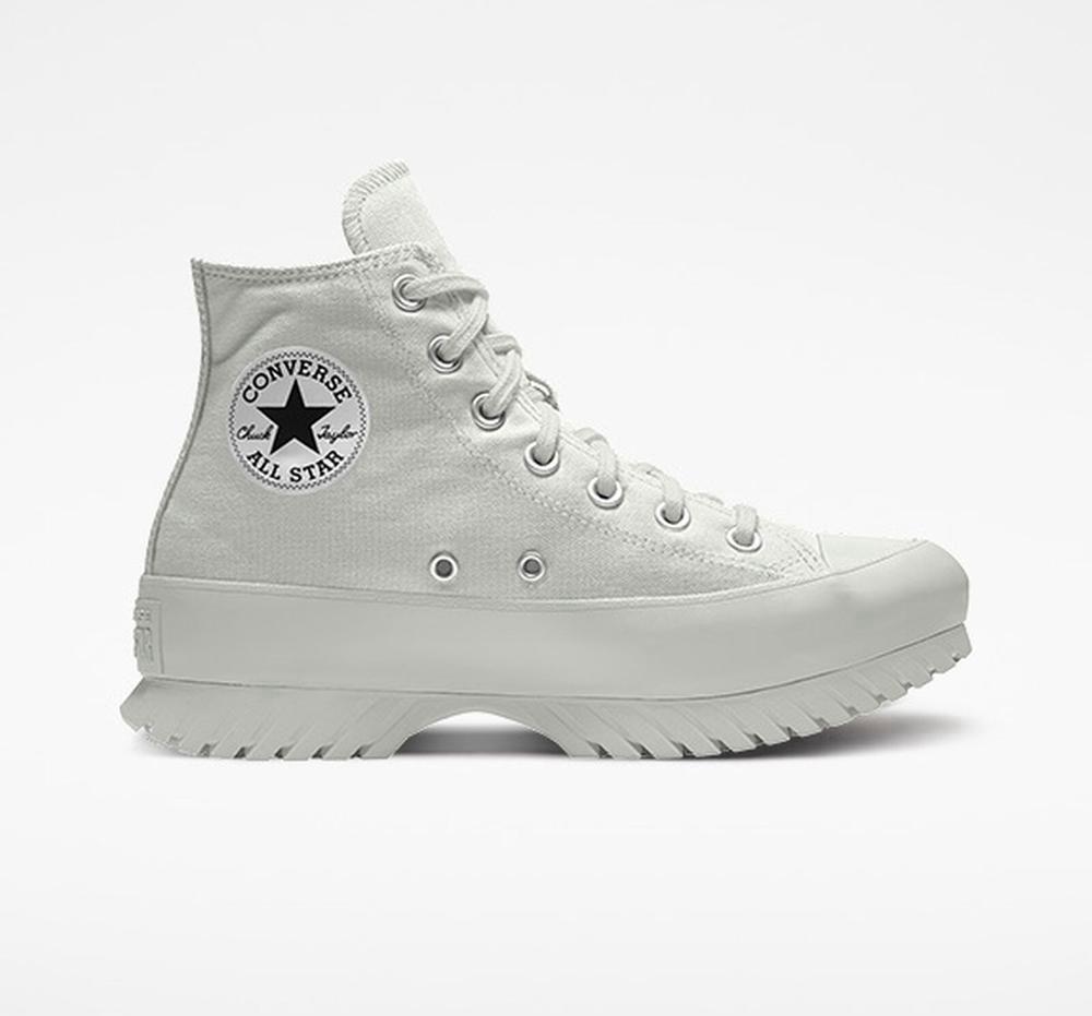 Converse Custom Chuck Taylor All Star Lugged Platform By You Unisex Höga Dam Grå | 528604PEJ