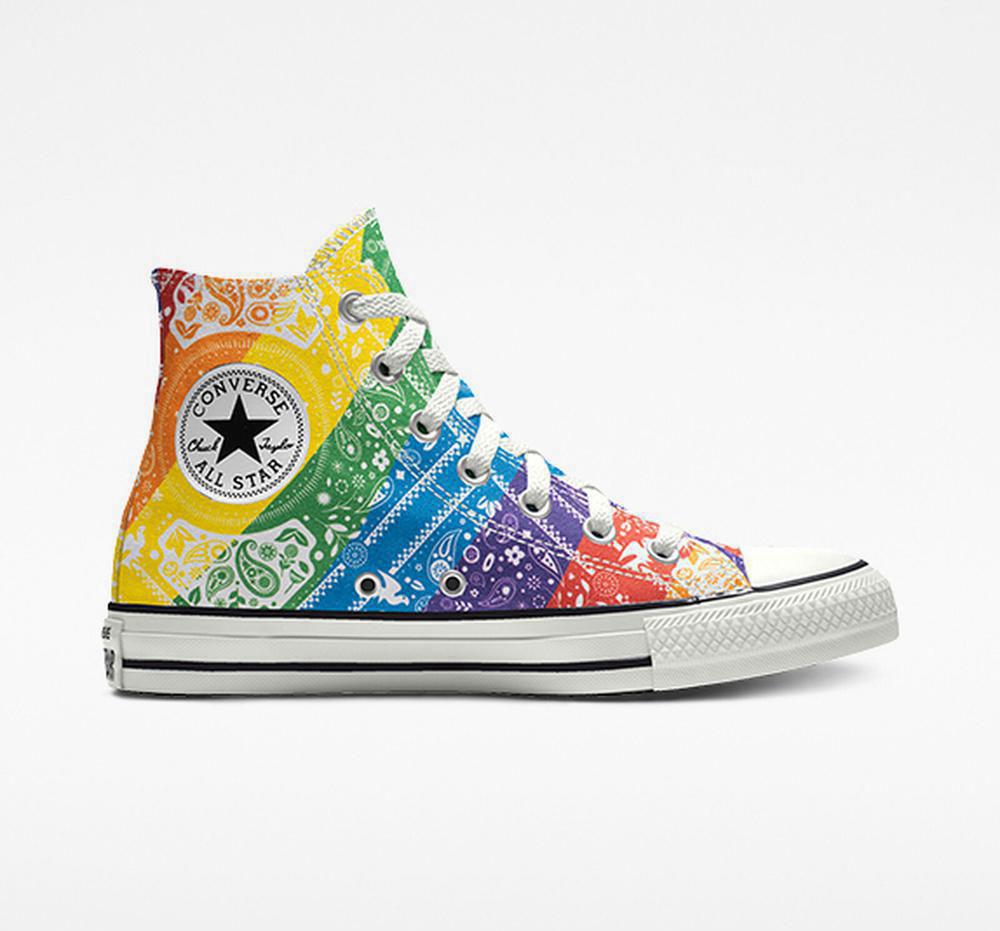 Converse Custom Chuck Taylor All Star Pride By You Unisex Höga Herr Olika Färger | 378625LIY