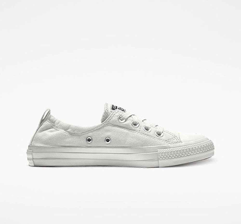 Converse Custom Chuck Taylor All Star Shoreline Slip By You Låga Dam Grå | 678039RCK