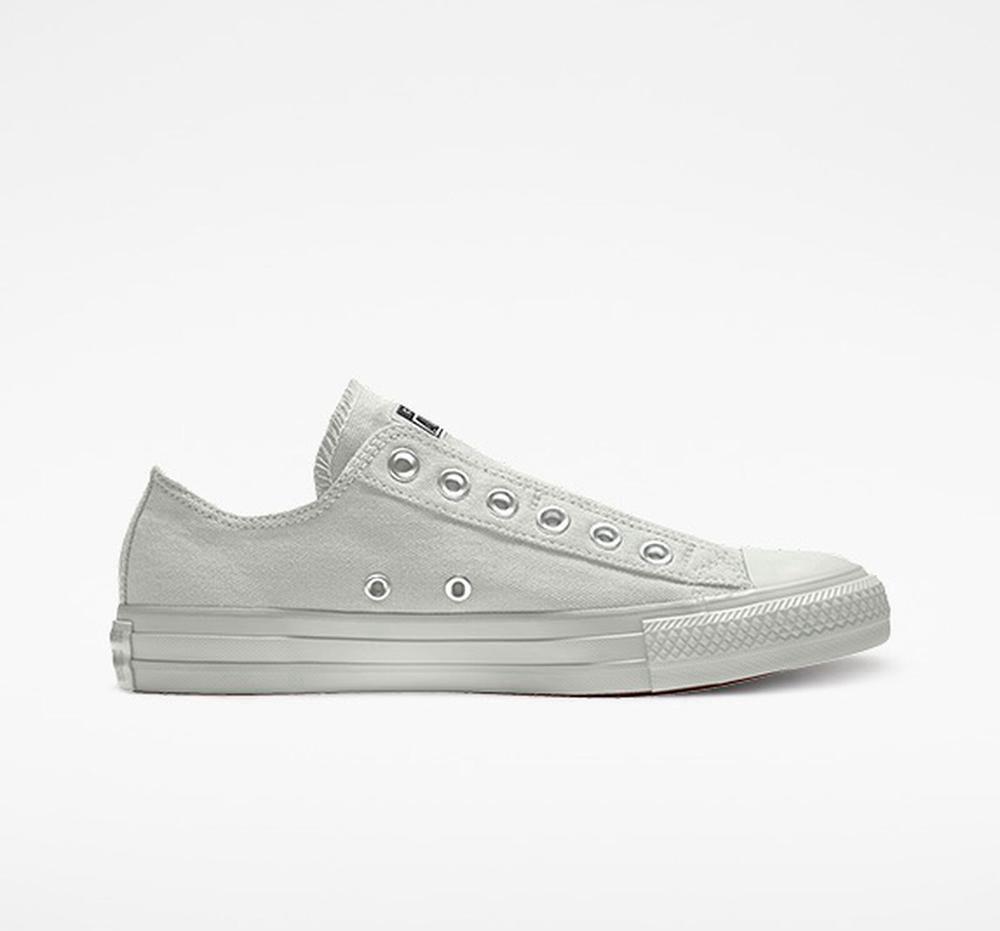 Converse Custom Chuck Taylor All Star Slip By You Unisex Låga Dam Grå | 465907YSV