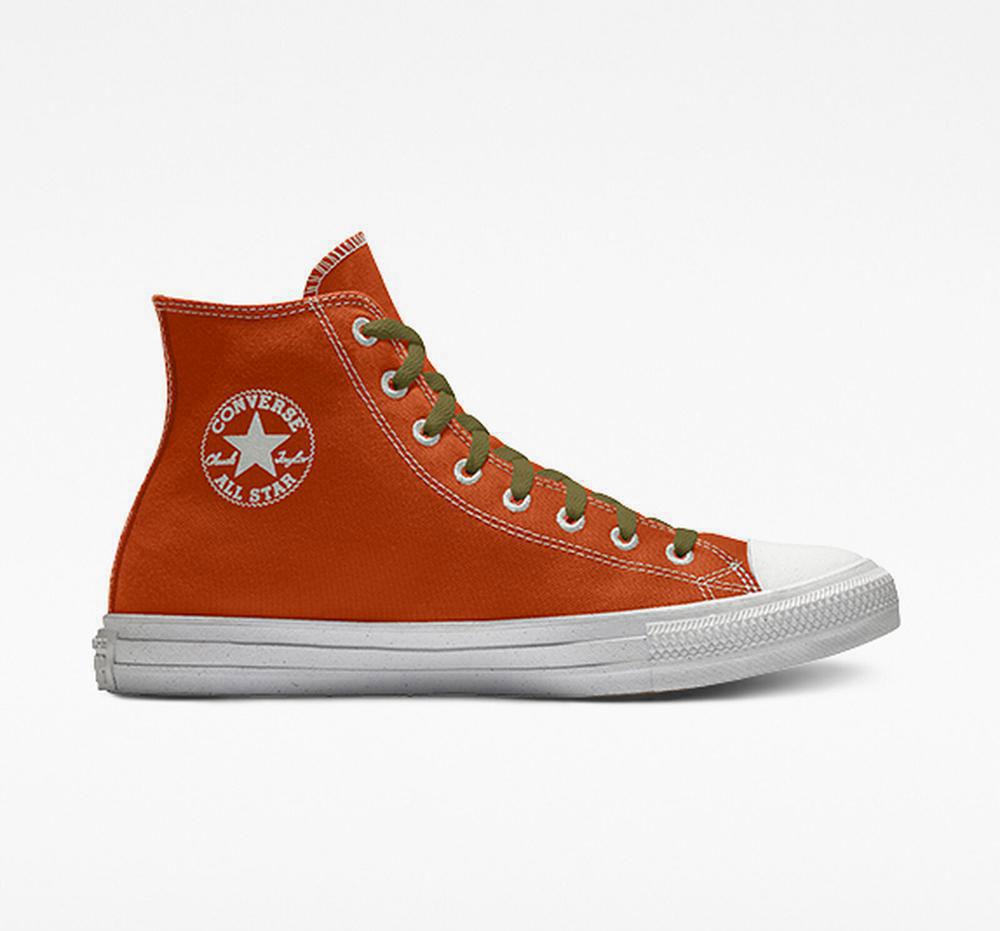 Converse Custom Chuck Taylor All Star Surplus By You Unisex Höga Dam Campfireorange | 092718BMZ