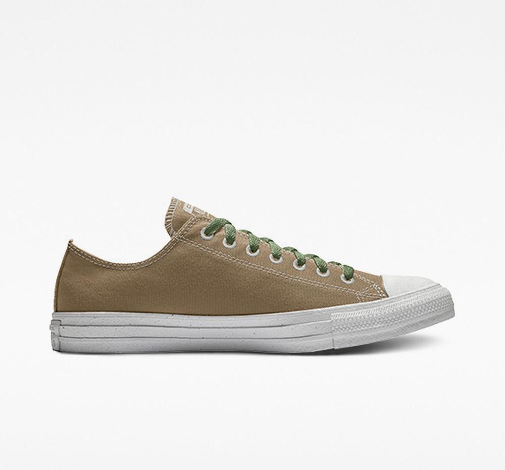 Converse Custom Chuck Taylor All Star Surplus By You Unisex Låga Dam Nomadkhaki | 167382PKA