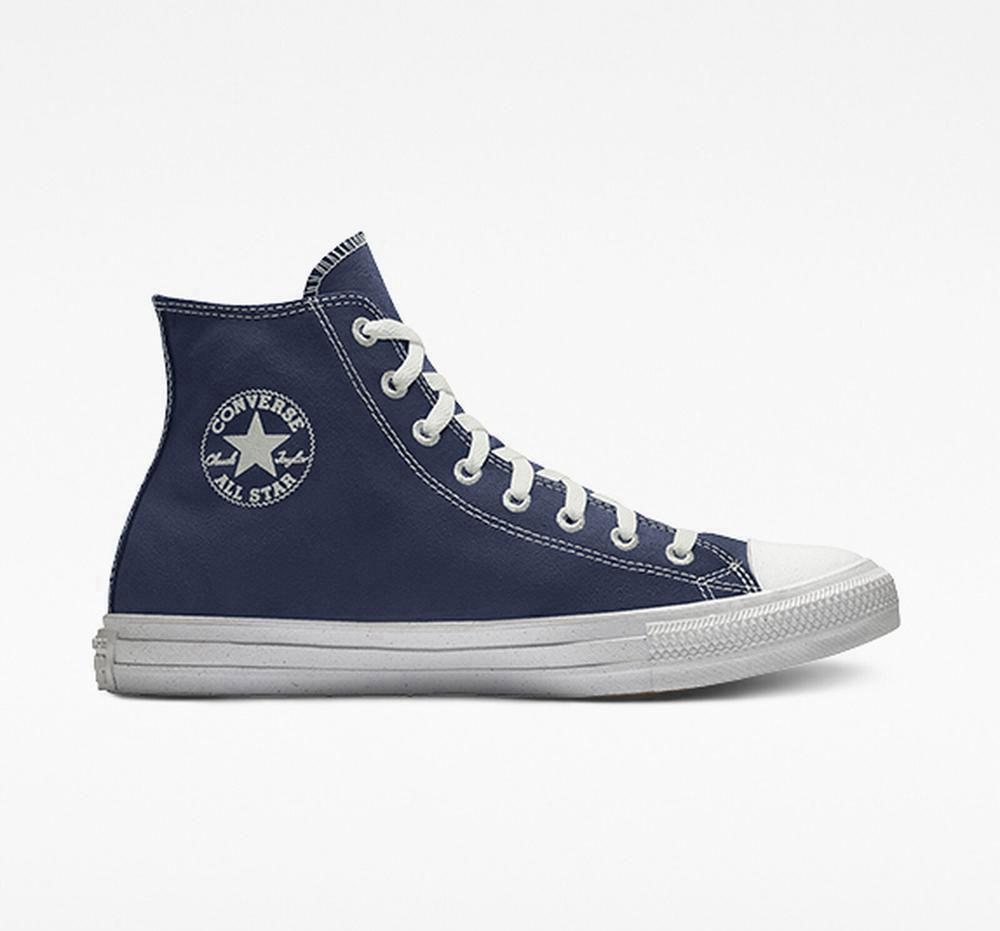 Converse Custom Chuck Taylor All Star Surplus By You Unisex Höga Dam Marinblå | 270361TYZ