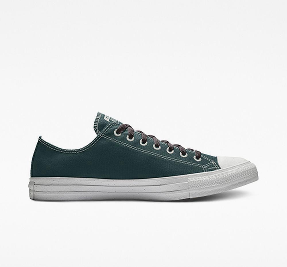 Converse Custom Chuck Taylor All Star Surplus By You Unisex Låga Herr Gröna | 472531WTL