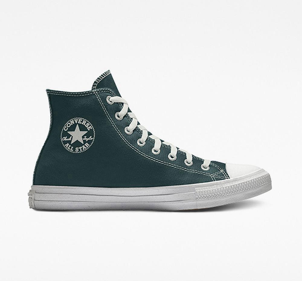 Converse Custom Chuck Taylor All Star Surplus By You Unisex Höga Herr Gröna | 567132MKE