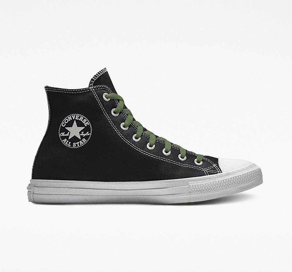 Converse Custom Chuck Taylor All Star Surplus By You Unisex Höga Herr Blackcanvas | 571302OEF
