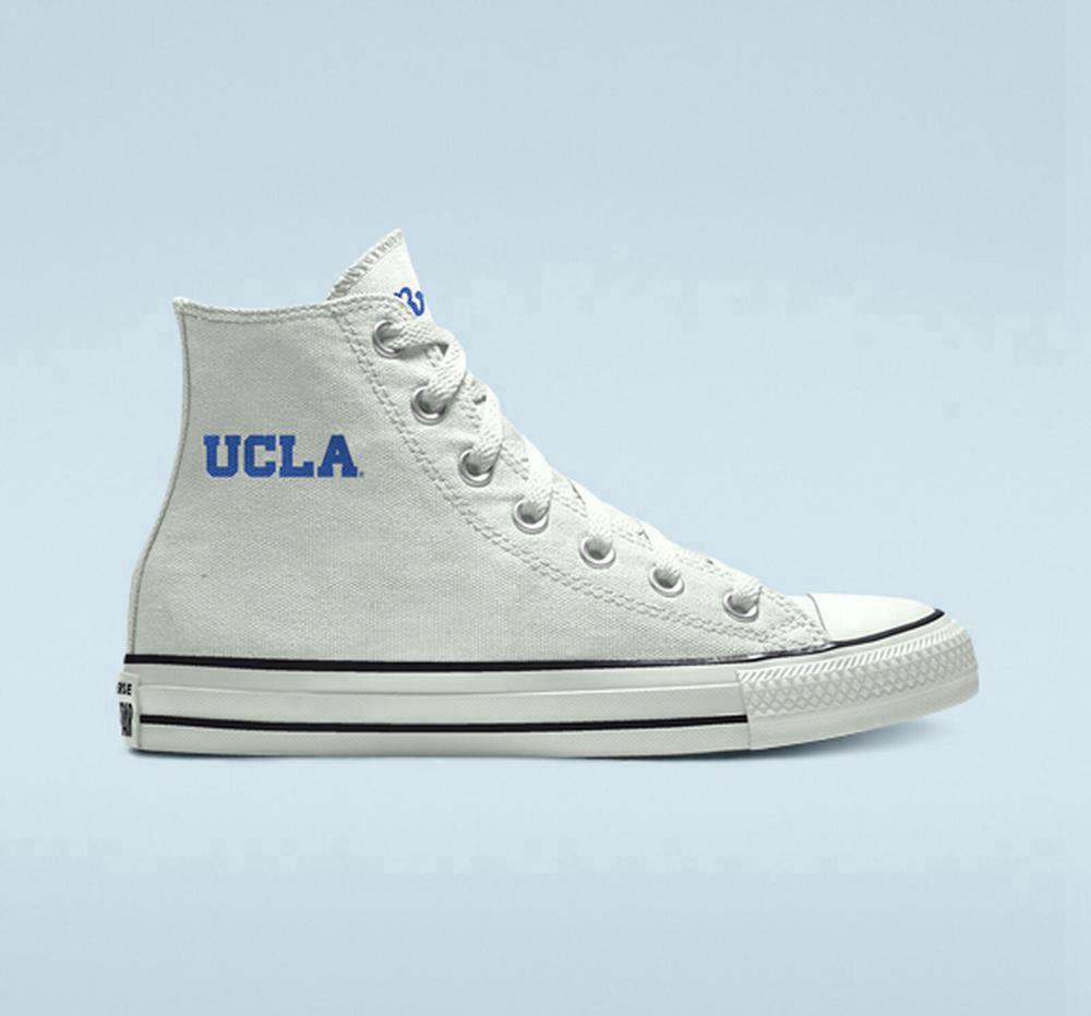 Converse Custom Chuck Taylor All Star Ucla Bruins By You Unisex Höga Herr Vita | 825740ASQ