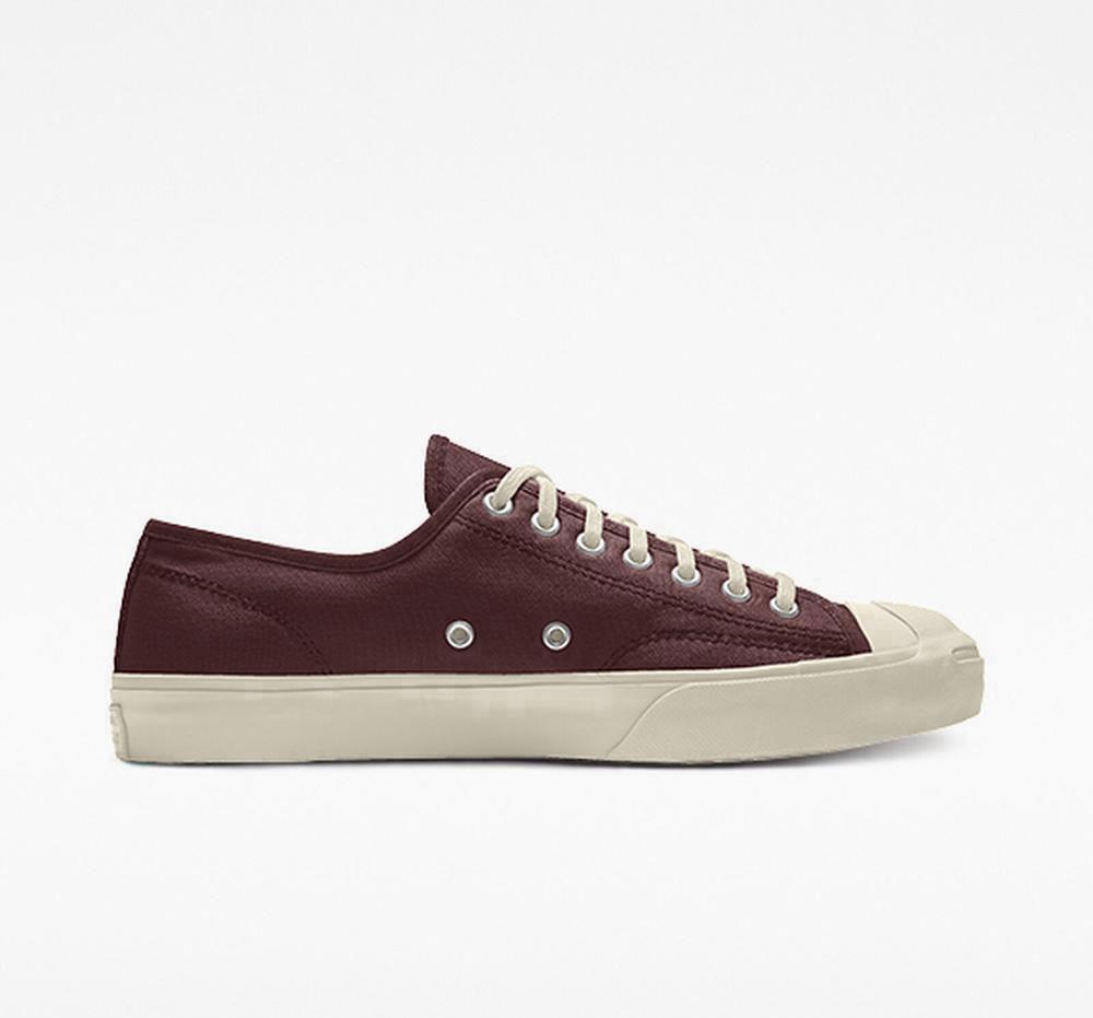 Converse Custom Jack Purcell Canvas By You Unisex Låga Herr Bruna | 680293FBQ