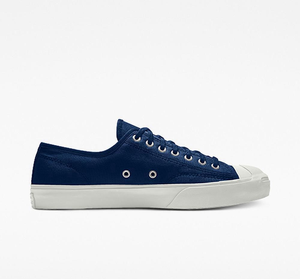 Converse Custom Jack Purcell Canvas By You Unisex Låga Herr Marinblå | 921465RVL