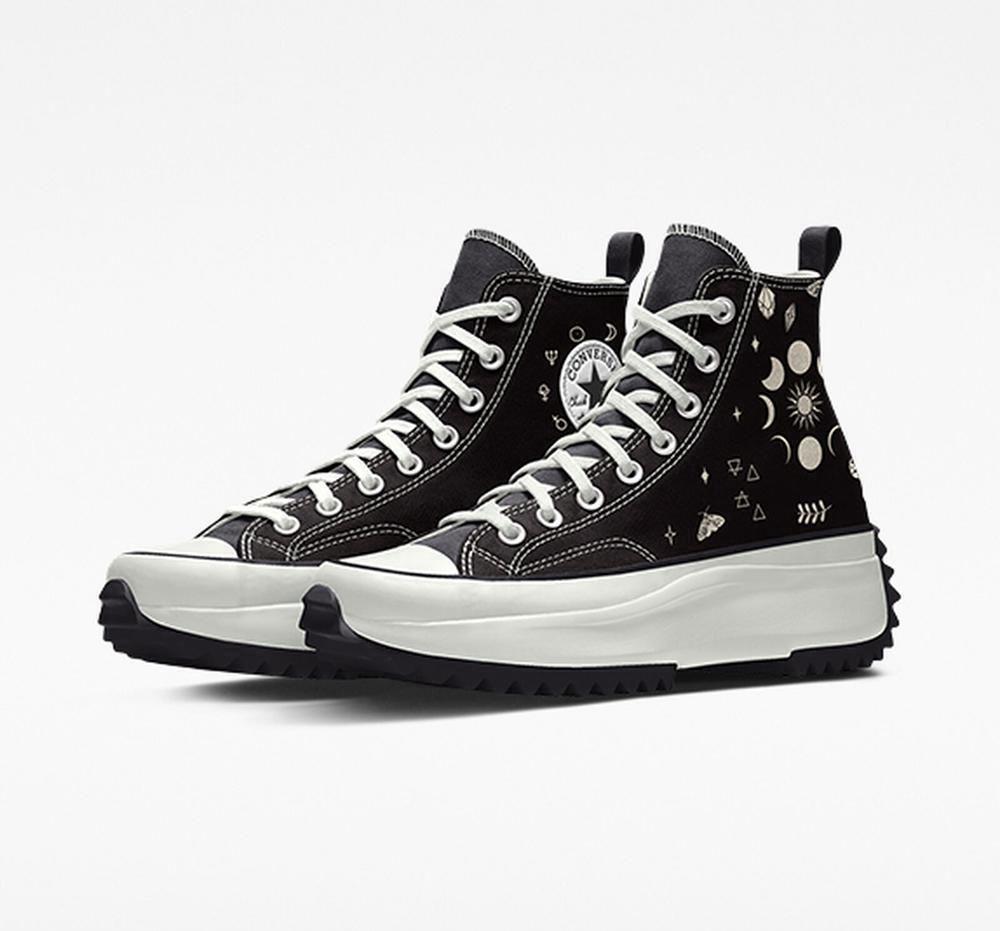 Converse Custom Run Star Hike By You Unisex Höga Herr Svarta | 297853IKN