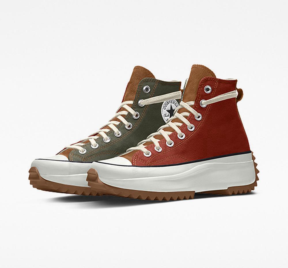 Converse Custom Run Star Hike By You Unisex Höga Herr Khaki | 436951VRT