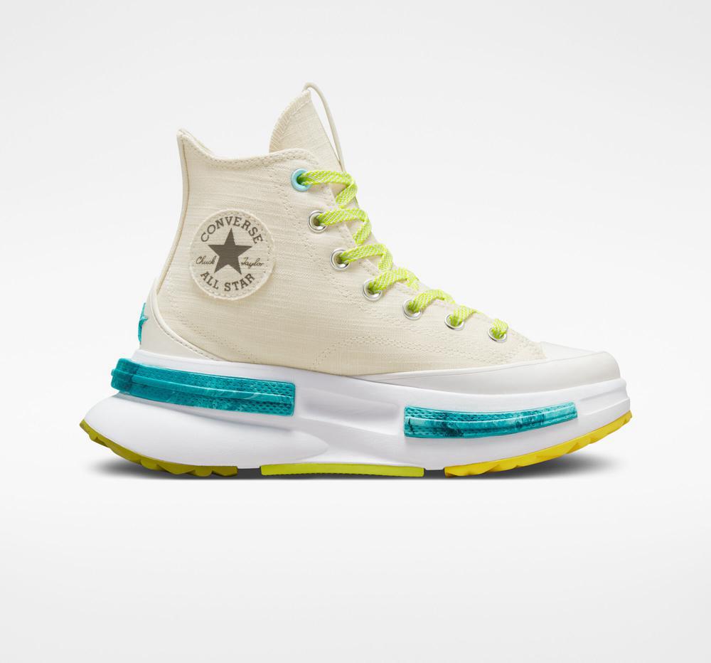 Converse Run Star Legacy Cx Mi Gente%2C Mi Alegria Unisex Höga Dam Beige Citron Ljus | 012746XMI