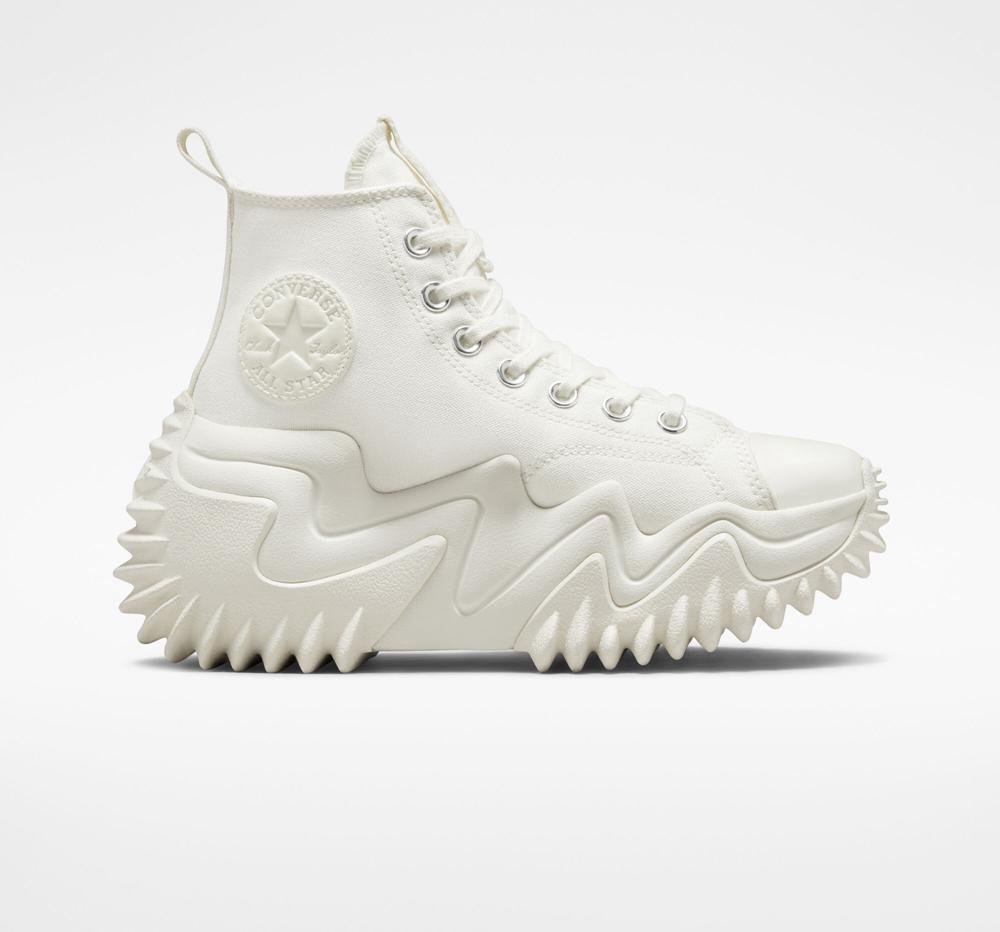 Converse Run Star Motion Cx Platform Unisex Höga Dam Vita Ljus | 409832POK